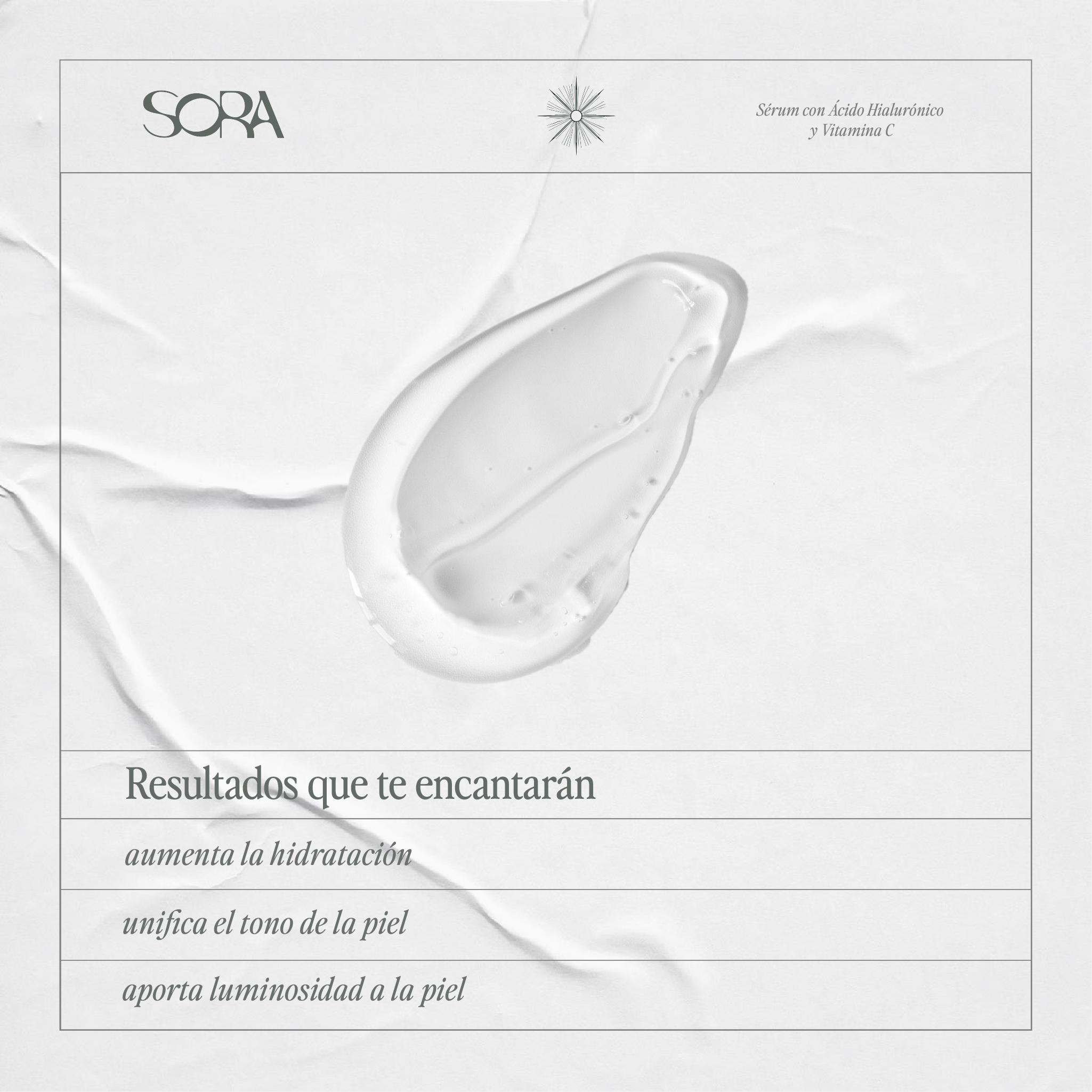 Sérum con Ácido Hialurónico y Vitamina C